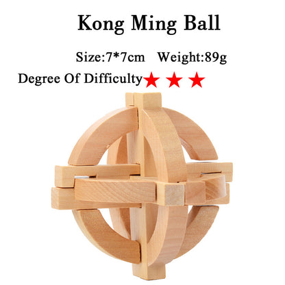 Kongming lock bamboo educational toy