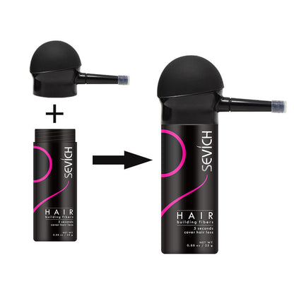 Aplicador en spray para fibras voluminizadoras y alargadoras de cabello SEVICH