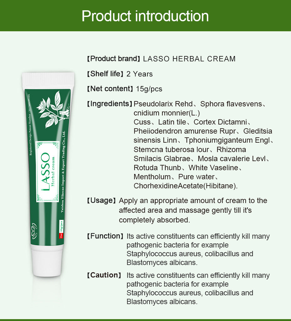 LASSO Herbal Cream - Rash Relief - Buy 3 Pay For 2