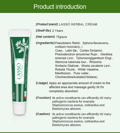 LASSO Herbal Cream - Rash Relief - Buy 3 Pay For 2