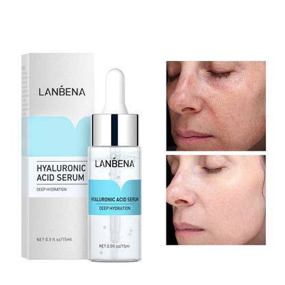 LANBENA Hyaluronic Acid, Pore Minimizing, 24K Gold, and Vitamin C Stock Solution Serums