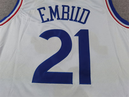 Philadelphia 76ers EMBIID # 21 NBA Jerseys