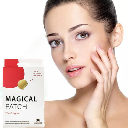 MAGICAL Repairing and Concealing Patches for Acne and Pimples on the Chin and Whole Face - 36 Pieces Suitable for Day and Night Use