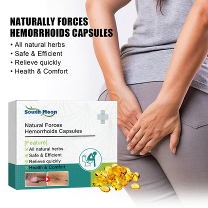 SOUTH MOON Hemorrhoids Capsule Relieves Perianal Itching