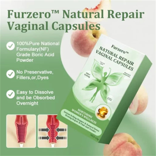 Cápsulas naturales de cuidado y reparación vaginal FURZERO 