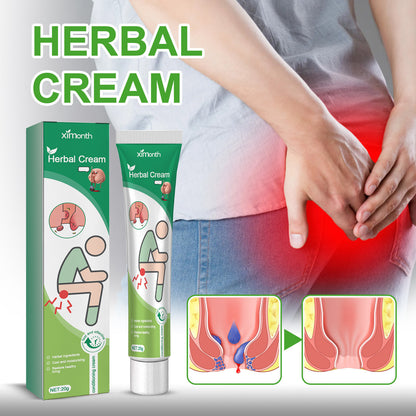 XIMONTH Herbal Cream - Relieve Perianal Itching and Pain Hemorrhoids Skin Care Lotion - Hemorrhoid Ointment