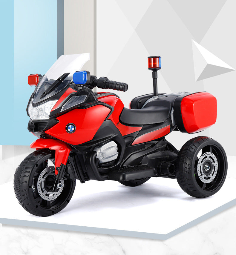 Children's Electric Police Lamp Rechargeable Motorcycle