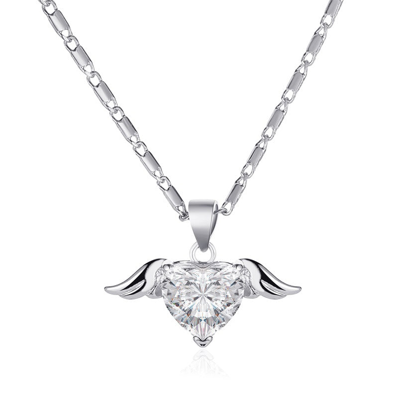 Winged Heart Necklace