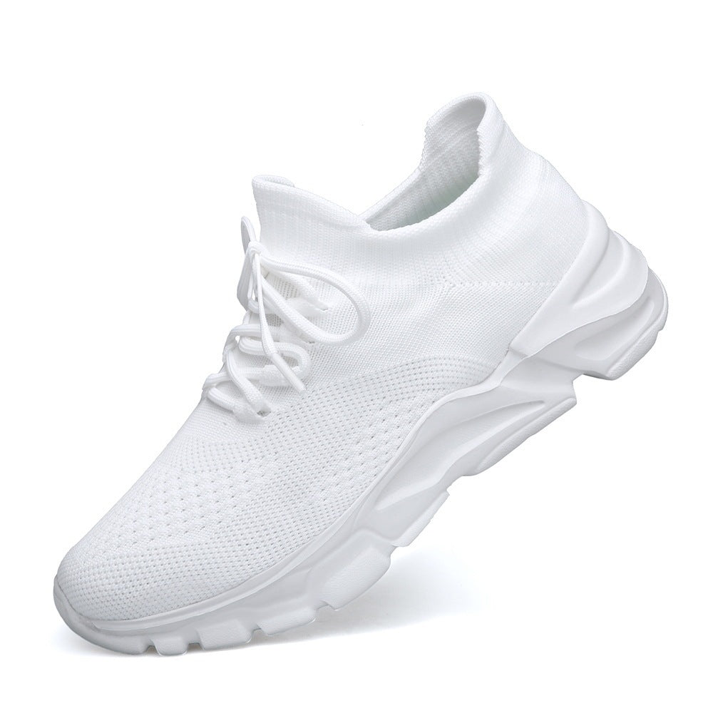 Lightweight, Soft-Sole Sports Shoes with Breathable Knit for All Seasons