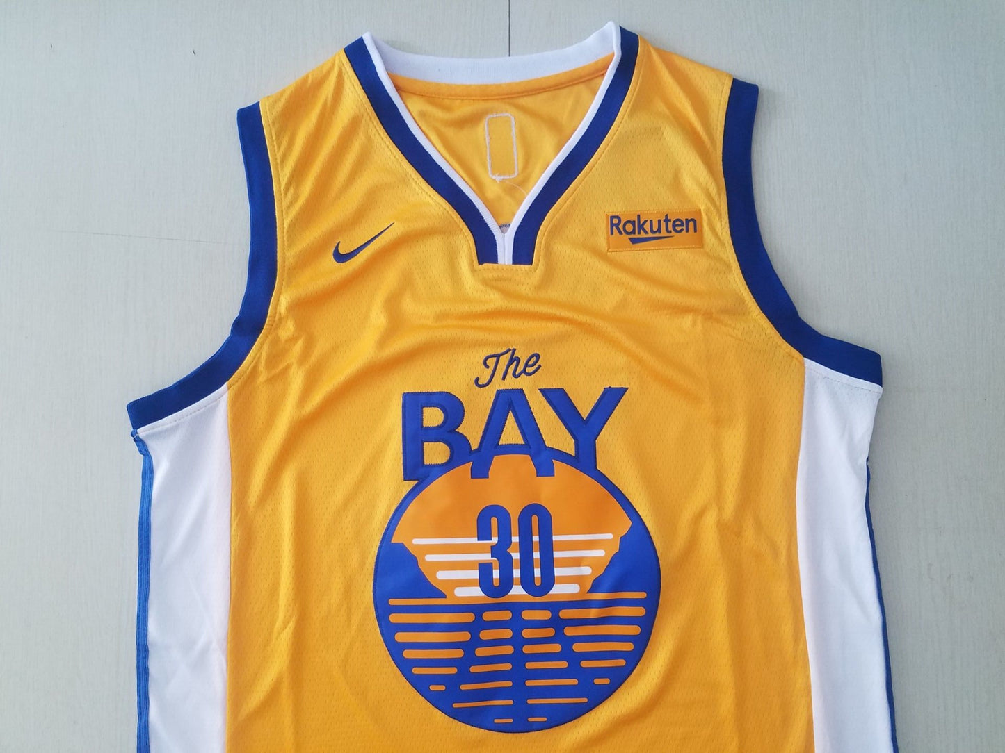 Golden State Warriors CURRY # 30 New Fan Yellow NBA Jerseys