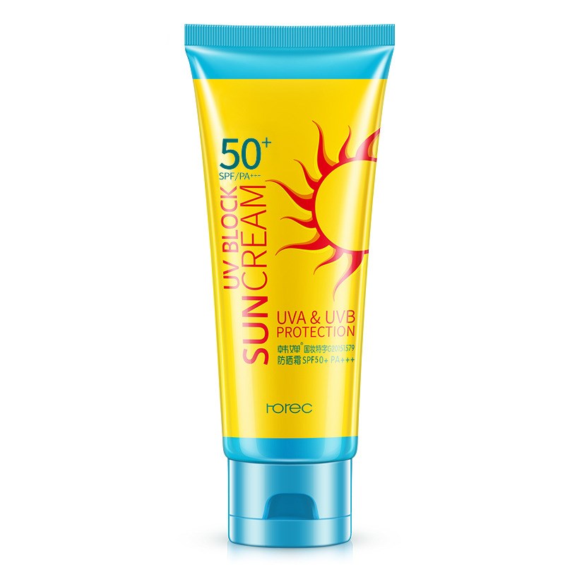 Leche protectora solar hidratante correctora HOREC, 80 g, FPS 50+: compre 3 y pague 2