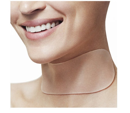 Almohadilla de silicona antiarrugas para el cuello: mascarilla para las arrugas del cuello