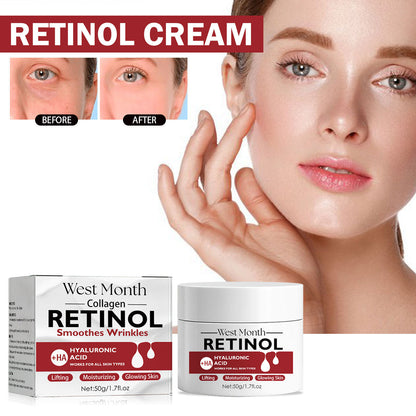 WEST MONTH College Retinol Anti-Aging Nourishing and Firming Skin - Wrinkle-Fighting Face Cream - Buy 3 Pay For 2