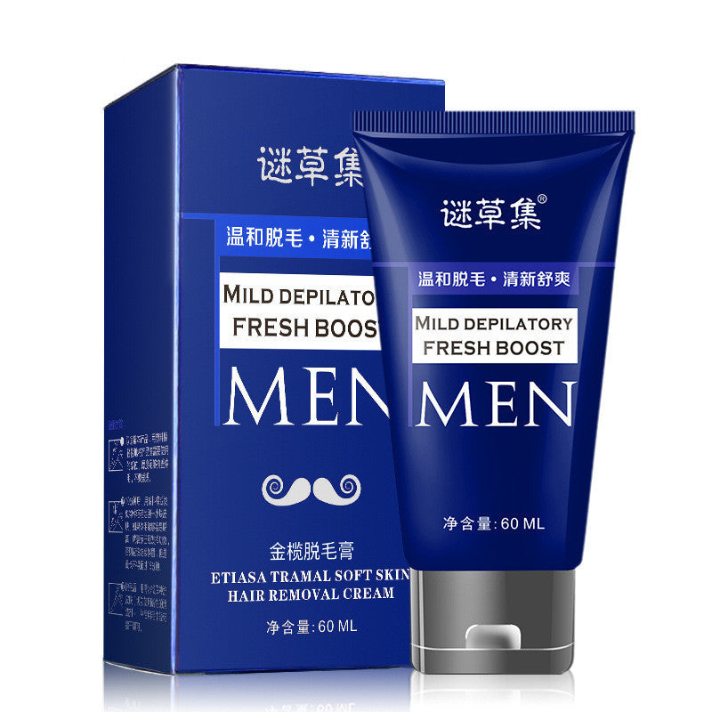 JINLAN Men's Underarm, Arm, and Leg Hair Removal Cream 60g