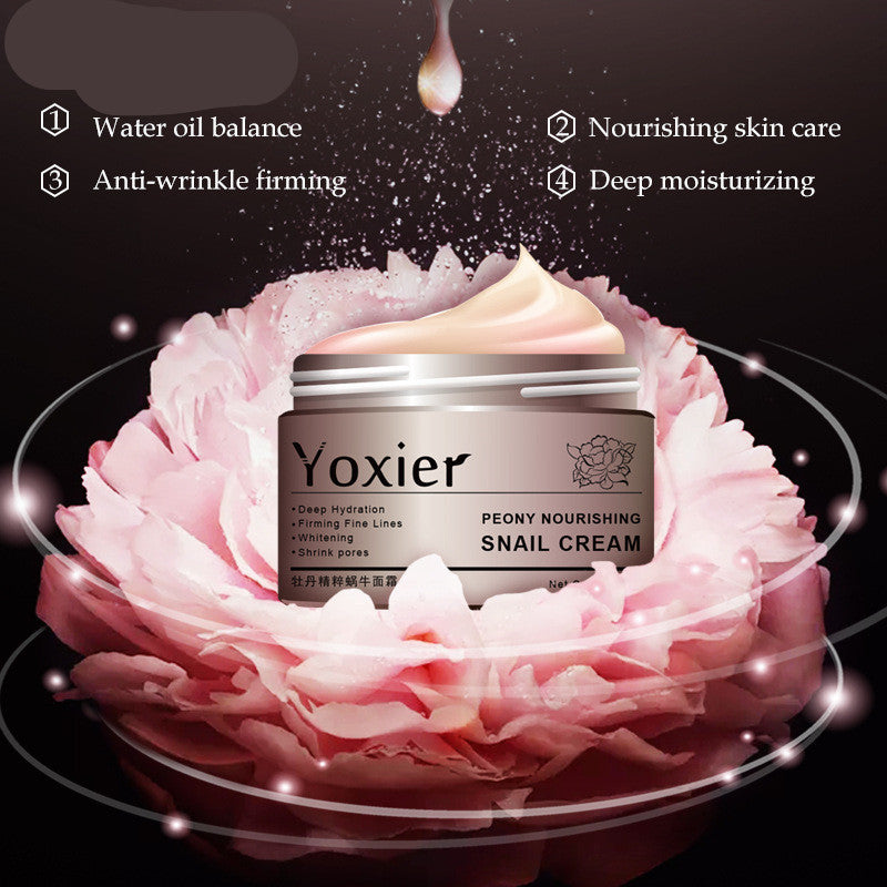 YOXIER Anti-Wrinkle Moisturizing Snail Cream 30ml