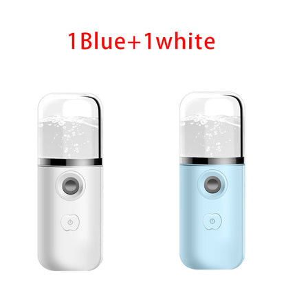 Rechargeable Handheld Facial Care Beauty Spray Device - Steam Moisturizer Softener Redness Reliever