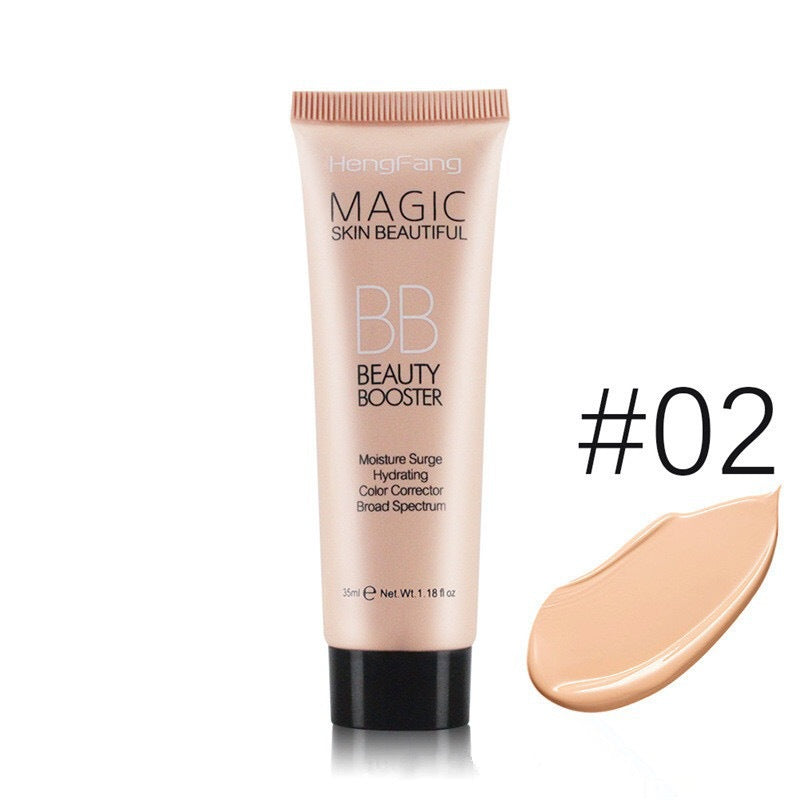 Crema BB MÁGICA: hidratante, control de grasa, iluminadora, resistente al agua y anti-descamación, 35 ml