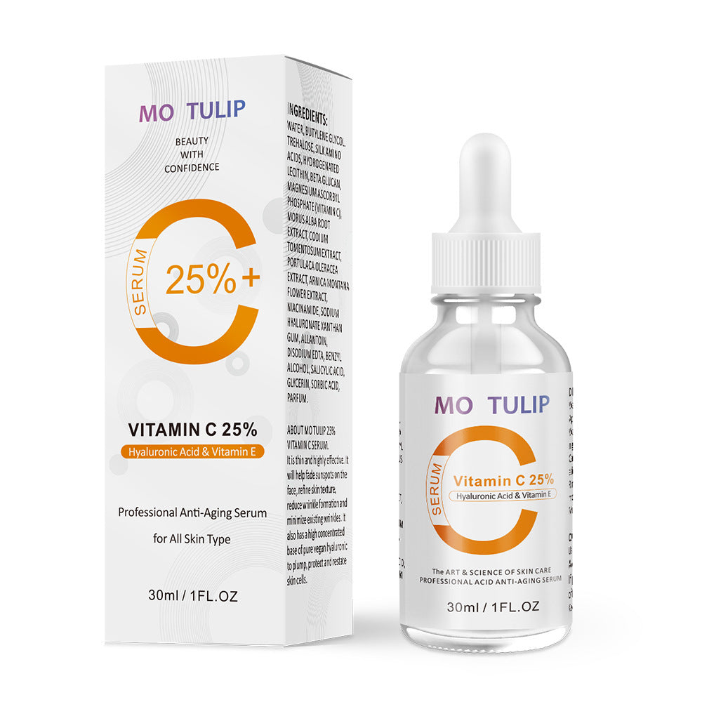 Suero facial reafirmante y antiarrugas con retinol y vitamina C de MO TULIP