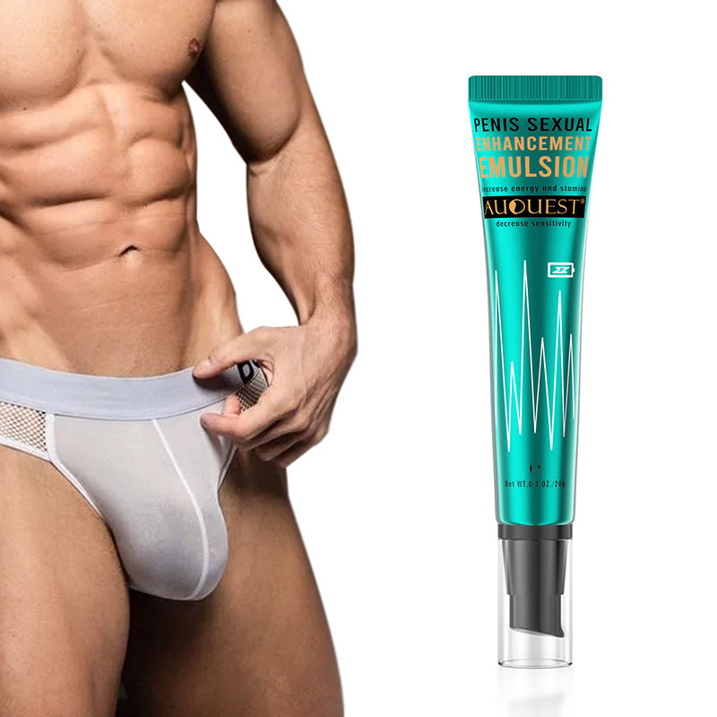 AUOUEST Crema retardante eficaz para la erección y el agrandamiento del pene para hombres: compre 3 y pague 2