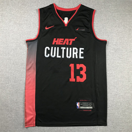 Miami Heat ADEBAYO # 13 Black City NBA Jerseys