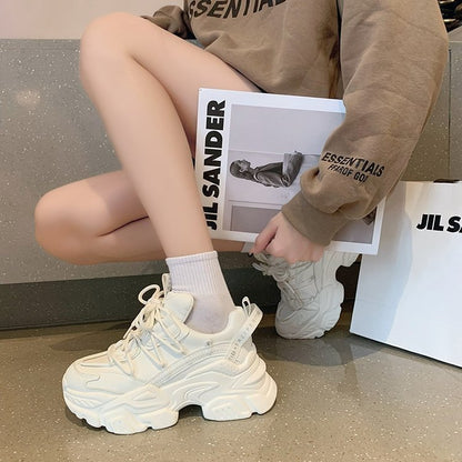 Stylish, Height-Boosting Trendy Casual Sneakers