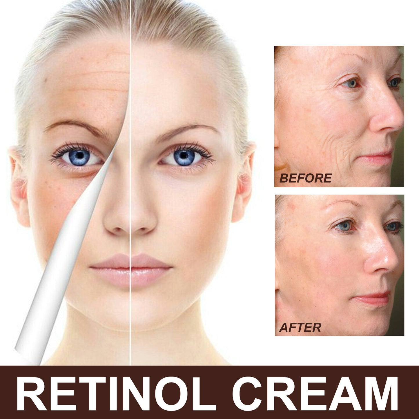 كريم ترطيب وشد البشرة وتفتيحها من EELHOE Retinol Anti-Winkle، 30 مل 