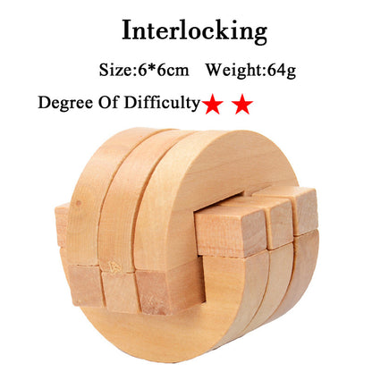 Kongming lock bamboo educational toy