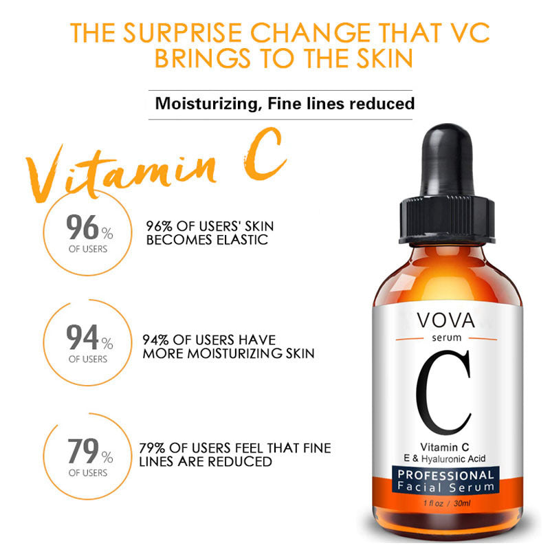 VOVA Vitamin C Hyaluronic Acid Whitening Rejuvenating Anti-Wrinkle Face Serum