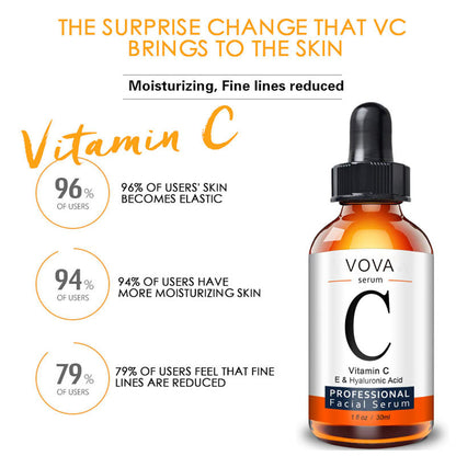 VOVA Vitamin C Hyaluronic Acid Whitening Rejuvenating Anti-Wrinkle Face Serum