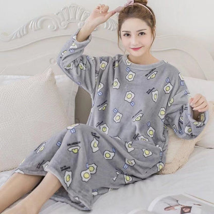 Flanel Kumaş Pijama  - Autumn And Winter Pajamas Women Winter Flannel Pajamas Women