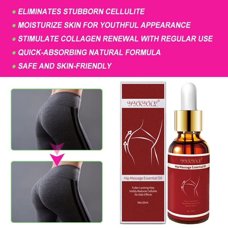 Butt Lifting, Shaping, Firming, and Cellulite Reducing Massage Oil Cream