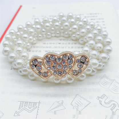 Elegant Design White Pearl Waist Chain