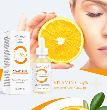 Suero facial reafirmante y antiarrugas con retinol y vitamina C de MO TULIP