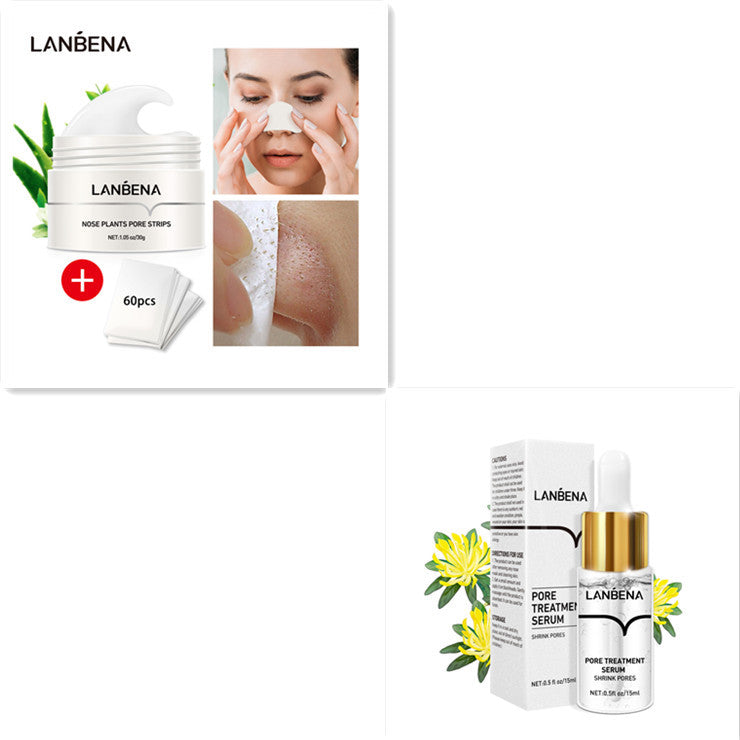 LANBENA Nose and Facial Acne and Blackhead Elimination Liquid and Patch