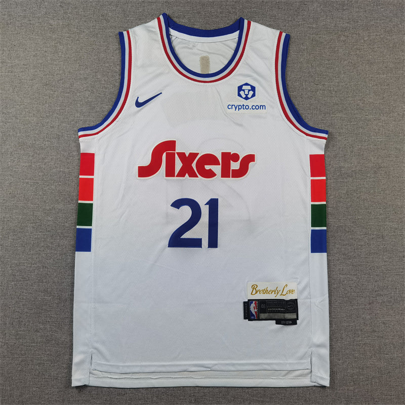 Philadelphia 76ers EMBIID # 21 NBA Jerseys