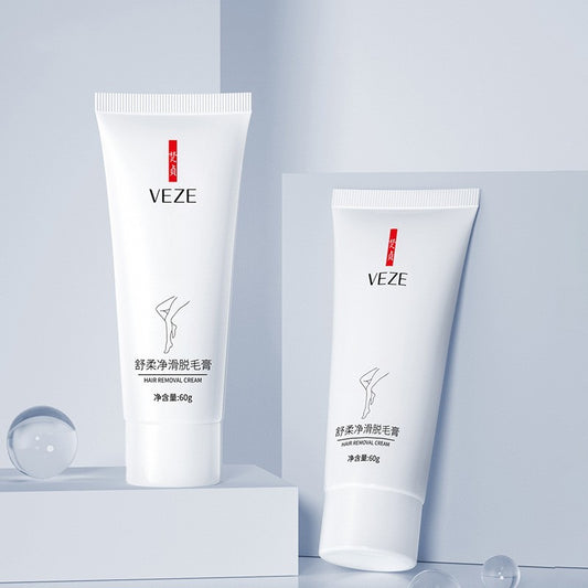 VEZE Smooth and Soft Hair Removal Cream for Underarms, Arms, Legs, and Full Body