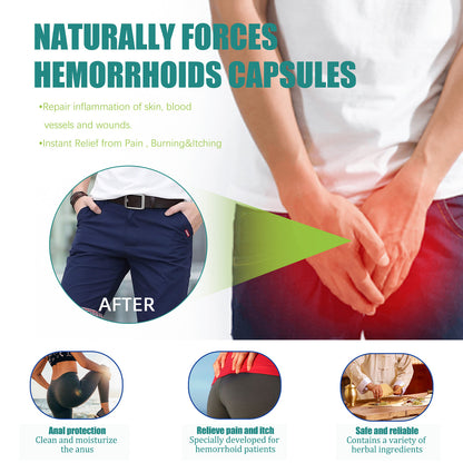 SOUTH MOON Hemorrhoids Capsule Relieves Perianal Itching