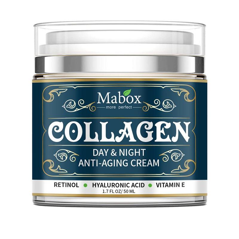 Crema facial hidratante antienvejecimiento con colágeno MABOX 50 g