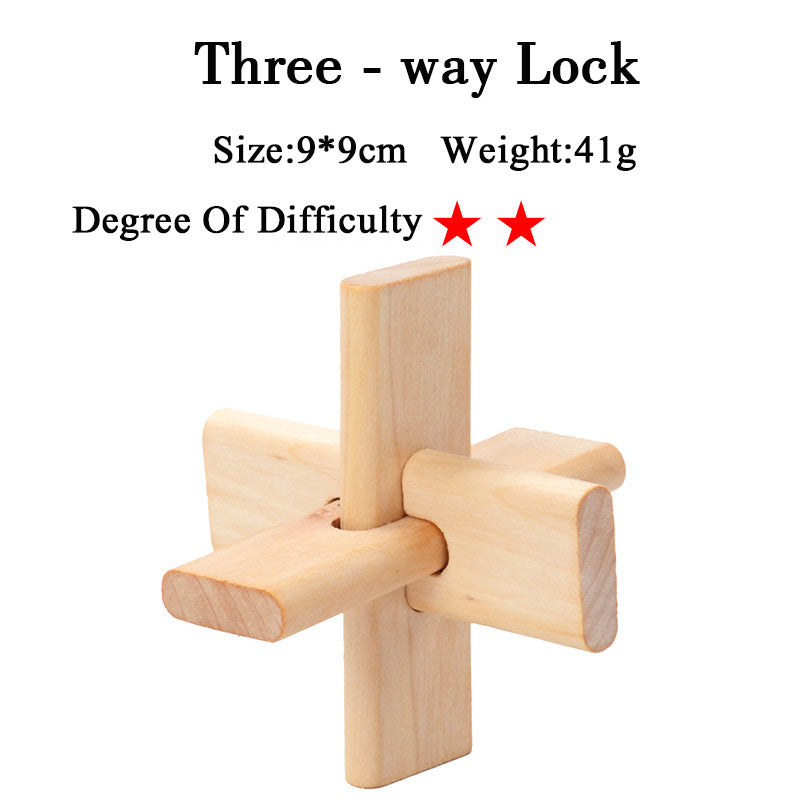 Kongming lock bamboo educational toy