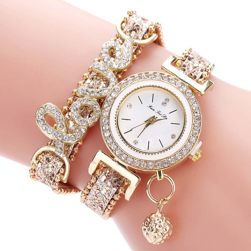 Conjunto de reloj y pulsera para mujer - Colección de 2 piezas