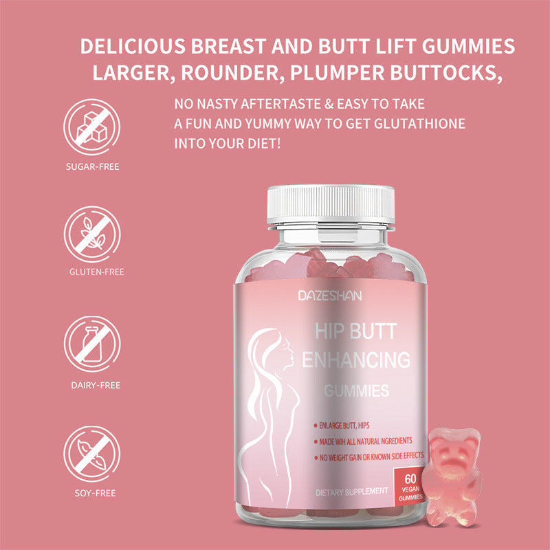 Dazeshon Hip & Butt Enhancing Gummies - Hip and Breast Enlargement Supplement