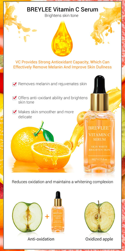 BREYLEE Vitamin C Brightening Face Serum - Buy More Pay Less