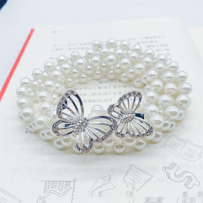 Elegant Design White Pearl Waist Chain