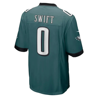 Men's Philadelphia Eagles D'Andre Swift Midnight Green Jersey