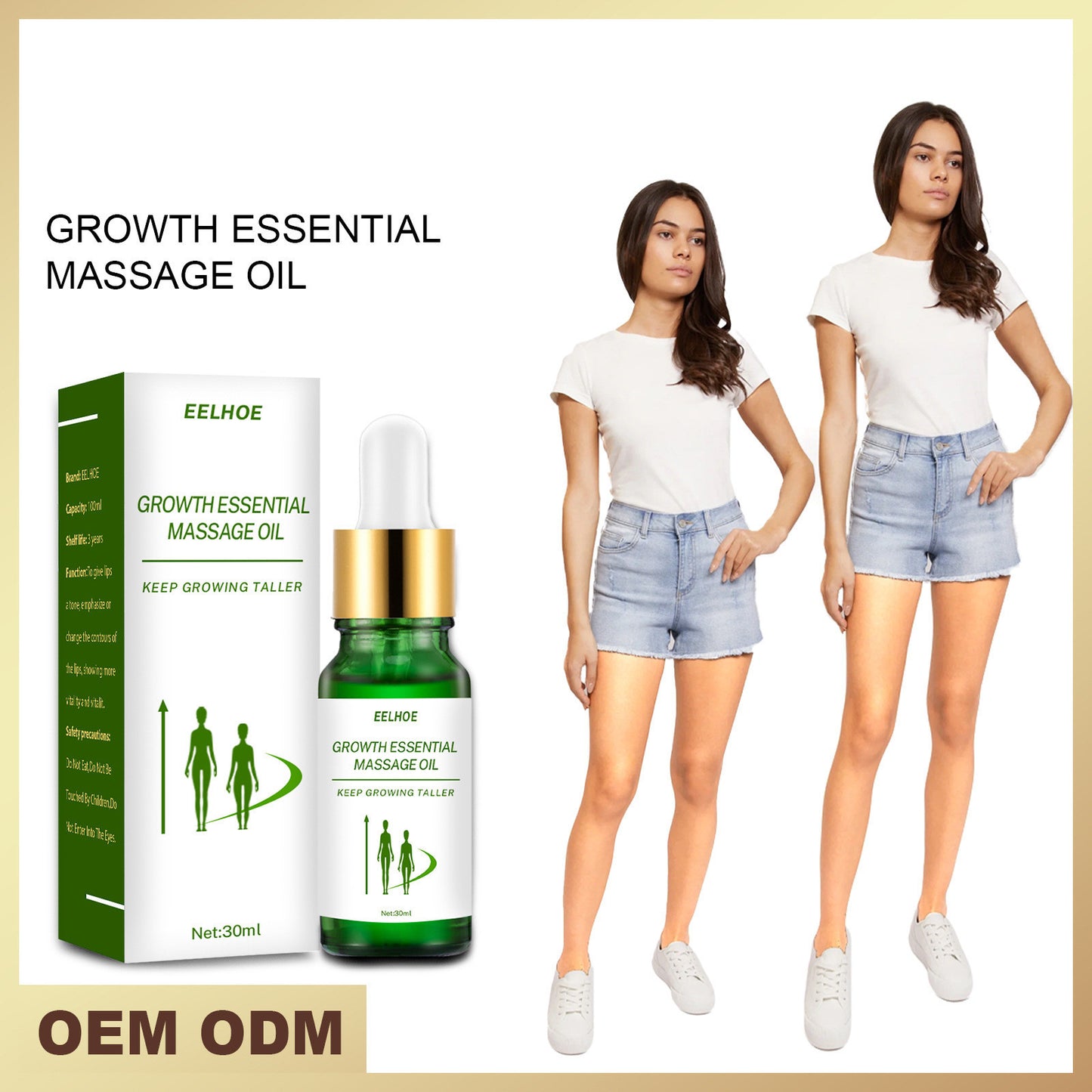 EELHOE Growth Massage Oil for Supporting Bone Health and Growth, Promoting Height Increase