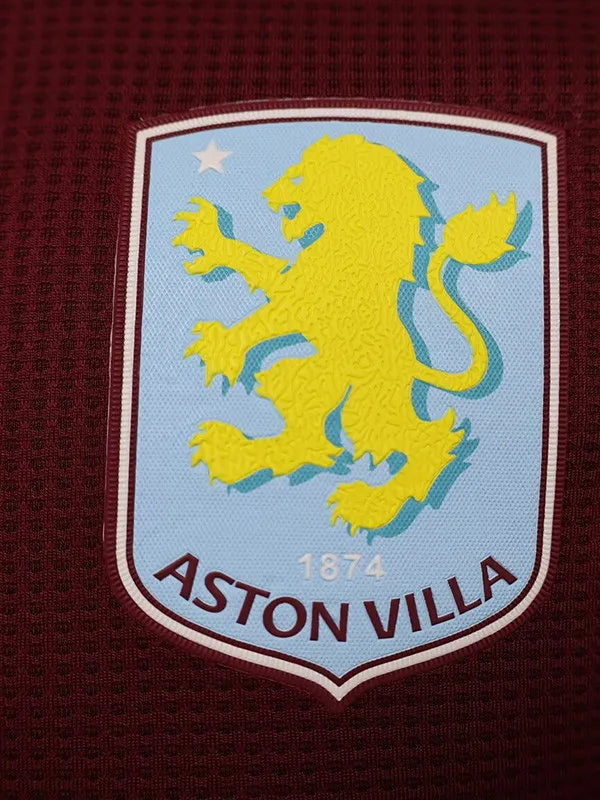 2024-25 Aston Villa Home Player Version Soccer Jersey