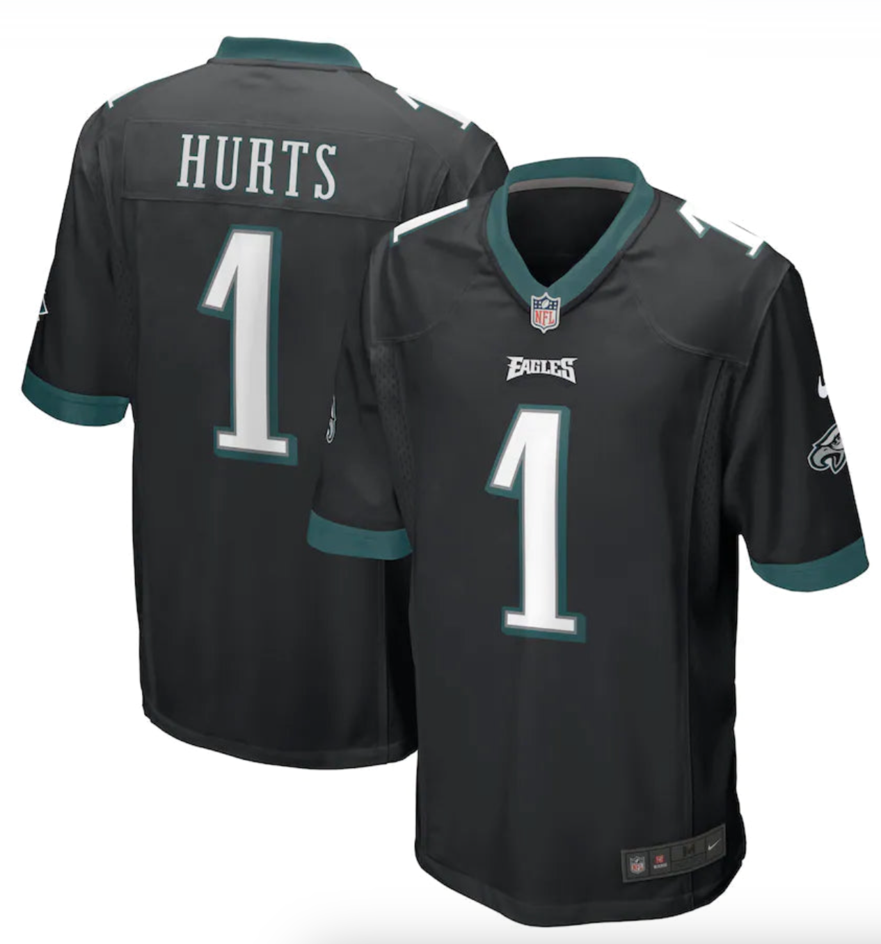 Men’s Philadelphia Eagles Jalen Hurts Black Jersey