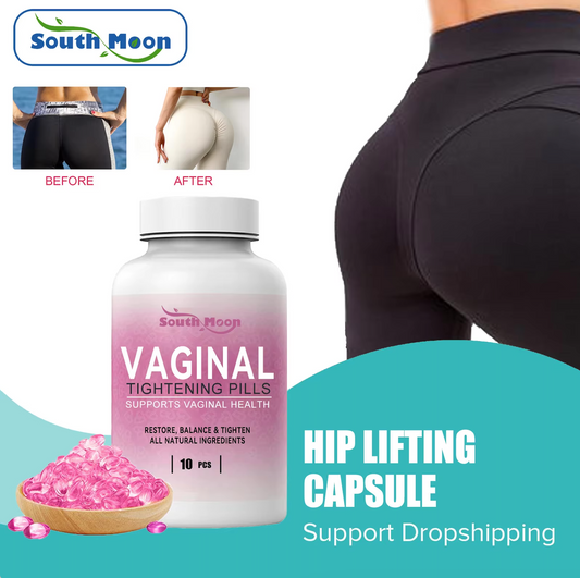 SOUTH MOON Hip Lifting Capsule - Firming, Anti-Sagging for Uneven Hips, Butt Enhancer, Volumizing, Fat Reducing, Sexy Hip Shaping Capsule