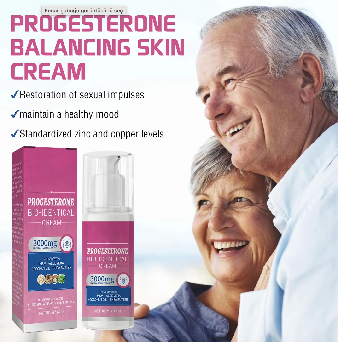 SOUTH MOON Estrogen Relief Menopause Balance Progesterone Cream - Estrogen Hormone Regulator and Anxiety Reducer