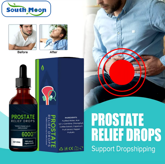 SOUTH MOON Prostate Relief - Relieves Drops and Urethritis, Improves Prostatitis and Kidney Function, Stops Frequent Urination, Strengthens Immunity.